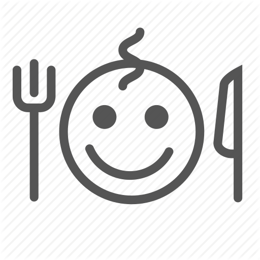 Baby, Child, Children, Dish, Food, Kids, Menu Icon