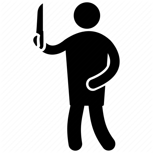 Homicide, Killer, Murderer, Terrorism, Victim Icon