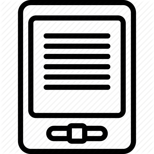 Devices, E, Kindle, Outline, Reader Icon