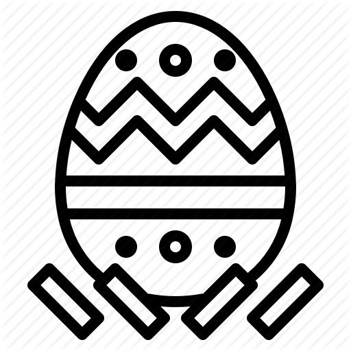 Easter, Egg, Hearts, Romantic Icon