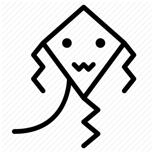 Childhood, Fly, Game, Kite Icon