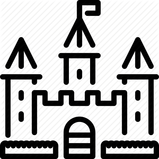 Castle, Kingdom, Medieval, Royalty Icon