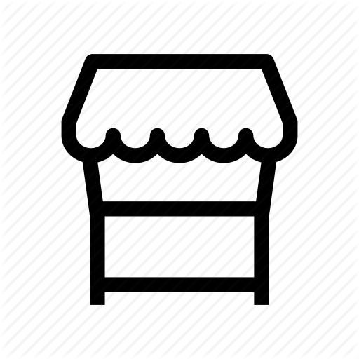 Booth, Kiosk, Shop, Stall, Street Shop Icon