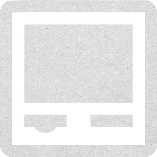 Cardboard Self Service Kiosk Icon