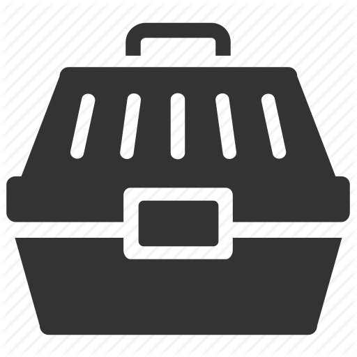 Bag, Cage, Cart, Pet Box, Pet Carrier, Tool Box, Tool Kit Icon
