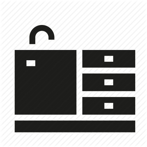 Drawer, Home, Kitchen, Kitchen Cabinet, Sink Icon