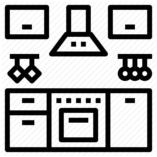 Cuisine, Decor, Furniture, Home, Kitchen Icon