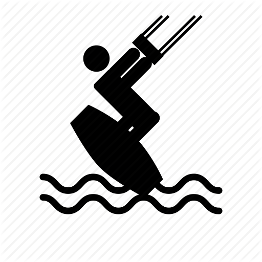 Kite Surfer, Kitesurfing Icon