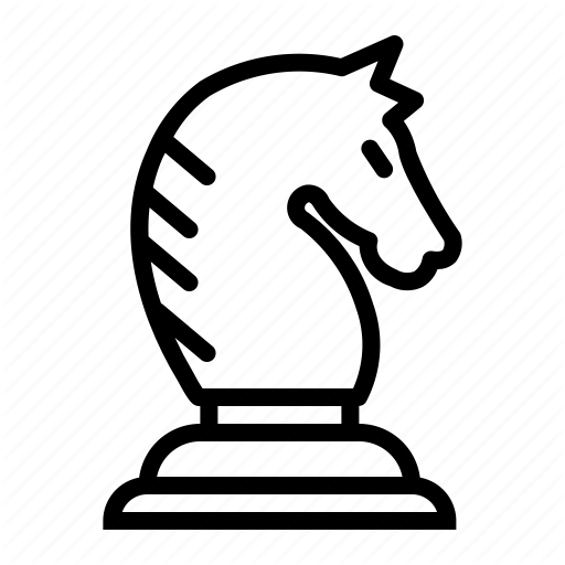 Chess, Chess Pieces, Game, Knight Icon