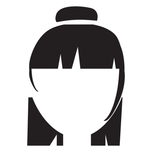 Top Knot Hair Silhouette