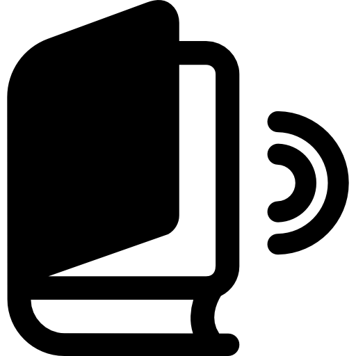 Sound, Book, Read, Opened, Education, Knowledge Icon