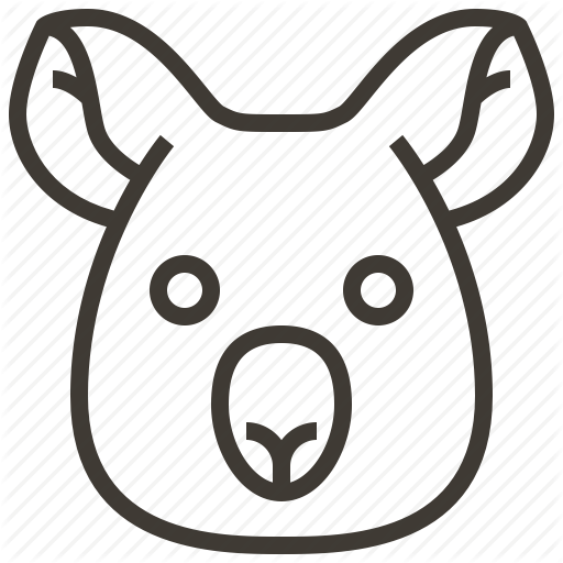 Animal, Bear, Face, Head, Koala Icon