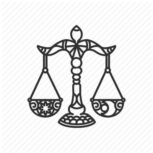 Astrological Sign, Libra, Measurement, Scale Icon