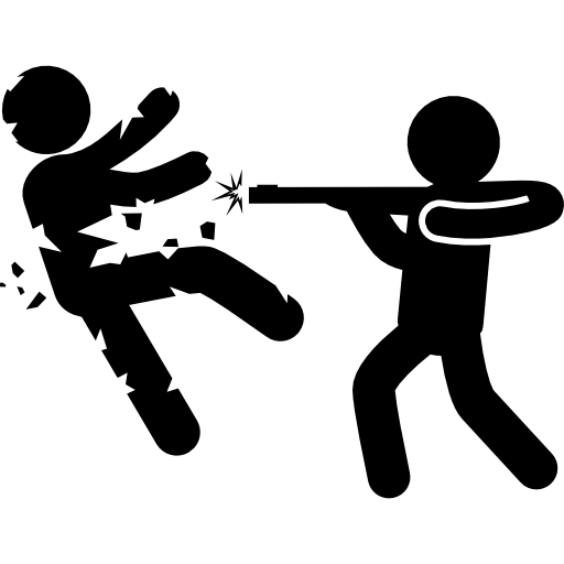 Person Killing Other With An Arm Icons Free Download