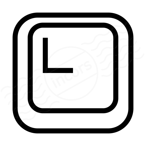 Iconexperience I Collection Keyboard Key L Icon