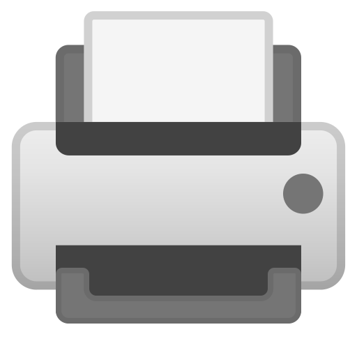 Printer Icon Noto Emoji Objects Iconset Google