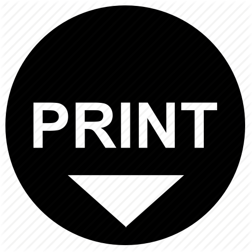 Function, Label, Operation, Print, Printer, Round Icon