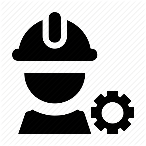 Architect, Cogwheel, Labor, Settings, Worker Icon