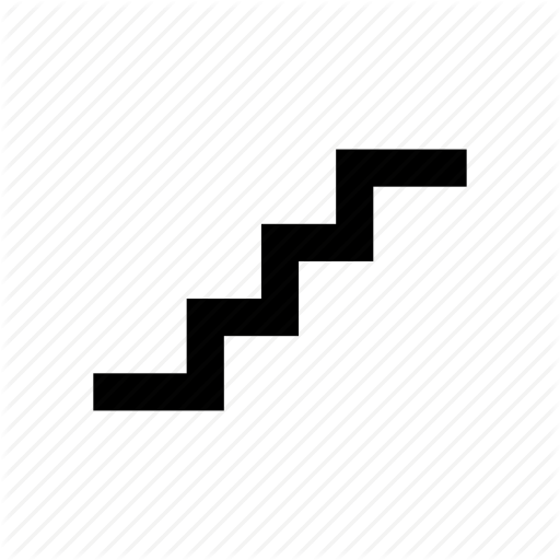 Emergency, Escape, Exit, Ladder, Mall, Stair, Staircase Icon
