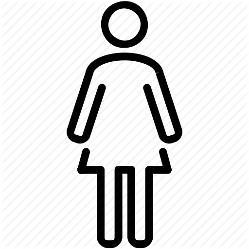Female, Girl, Lady, Person, Profile, User, Woman Icon