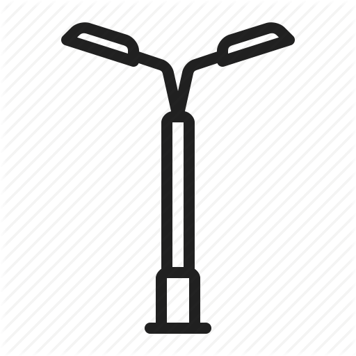 Electric, L Lighting, Post, Street Icon