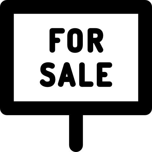 For Sale, Home, House, Property, Real Estate Icon