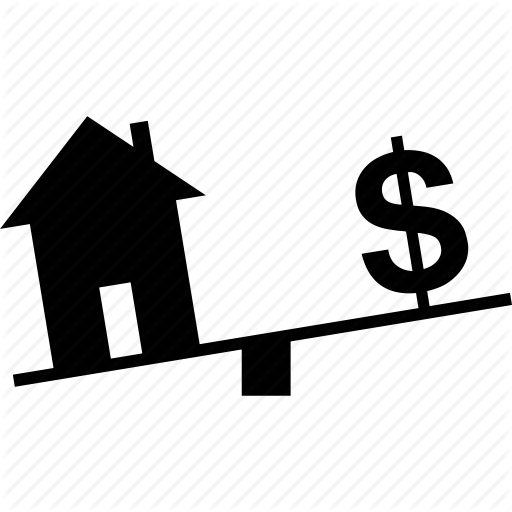 Market, Mortgage, Pay, Property, Purchase, Risk, Sale Icon