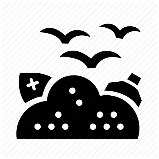 Birds, Garbage, Landfill, Soil Pollution, Trash, Waste Icon