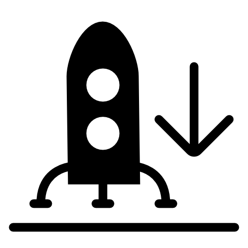 Rocket Rocket Landing Icon Download Free Icons