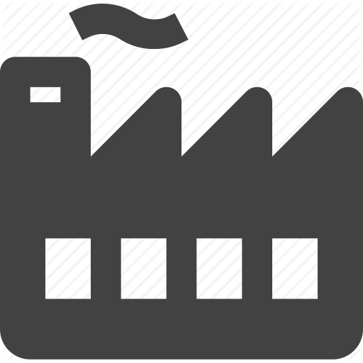 Architecture, Building, Factory, Landmark Icon