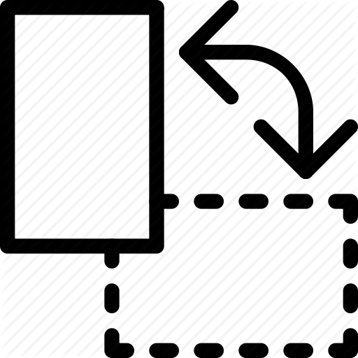 Arrow, Design, Horizontal, Landscape, Portrait, Rotate Icon