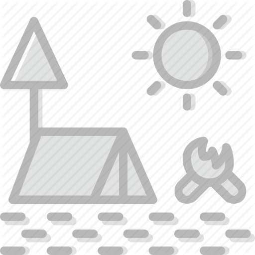 Camping, Landscape, Nature, Picture Icon