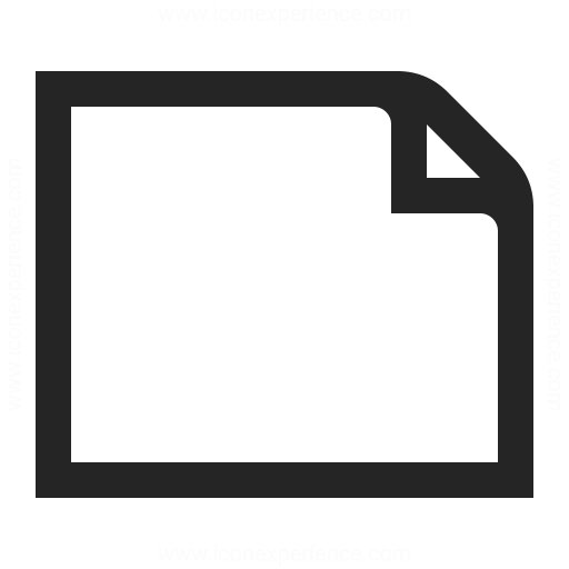 Document Empty Landscape Icon Iconexperience