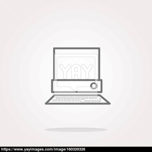 Laptop Icon Vector Laptop Icon Picture Laptop Icon Image Laptop