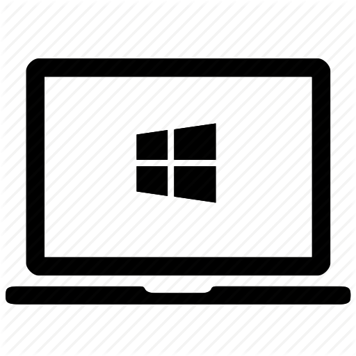 Laptop, Notebook, Windows Icon