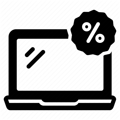 Black Friday, Discount, Laptop, Notebook, Offer, Sale Icon