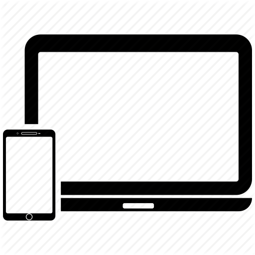 Computer, Laptop, Mobile, Phone Icon