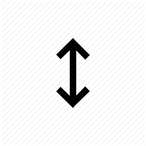 Arrow, Arrows, Down, Large, Maximize, Sign, Up Icon