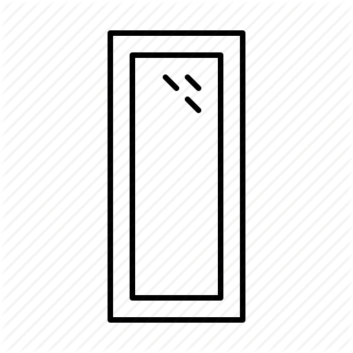 Barber, Coiffeur, Haircutter, Hairdresser, Large, Mirror Icon