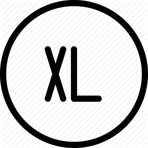 Extra, Large, Measure, Size, Xl Icon