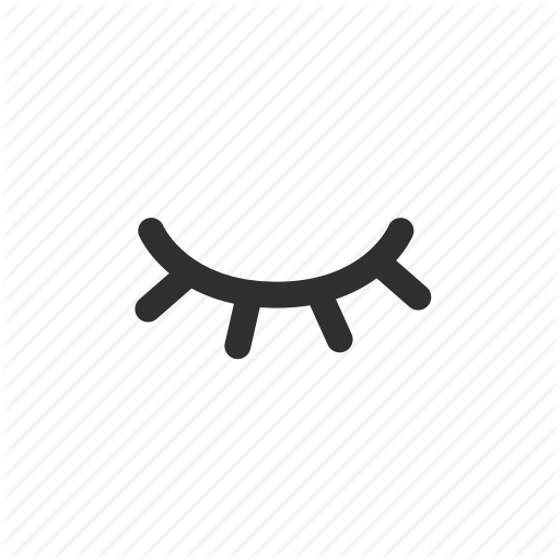 Blind, Eye, Hidden, Hide, Lash, Lid, Sleep Icon