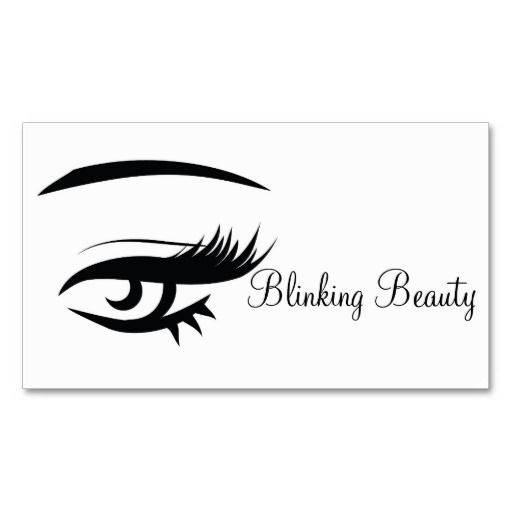 Beautiful Lash Business Cards