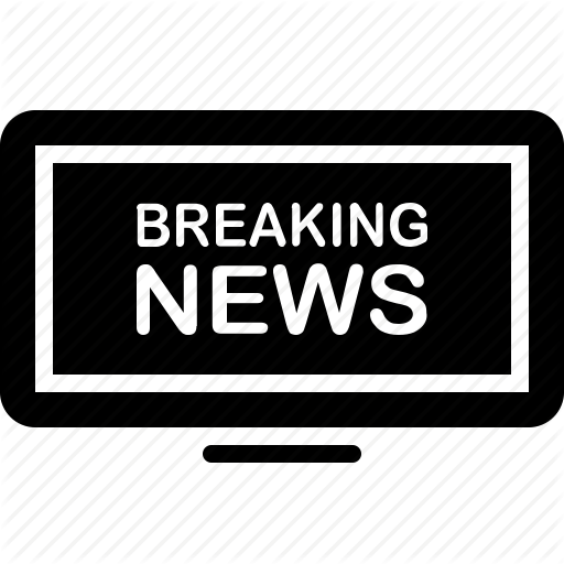 Breaking, Broadcast, Headline, Latest, News Icon