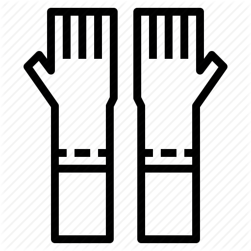 Gloves, Latex, Protection Icon