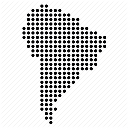 America, American, Continent, Latin, Map, South Icon