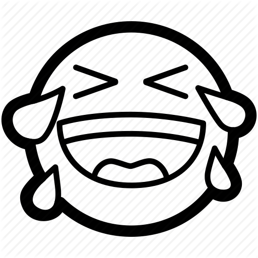 Crying, Emoji, Emoticon, Face, Laughing, Laughter Icon