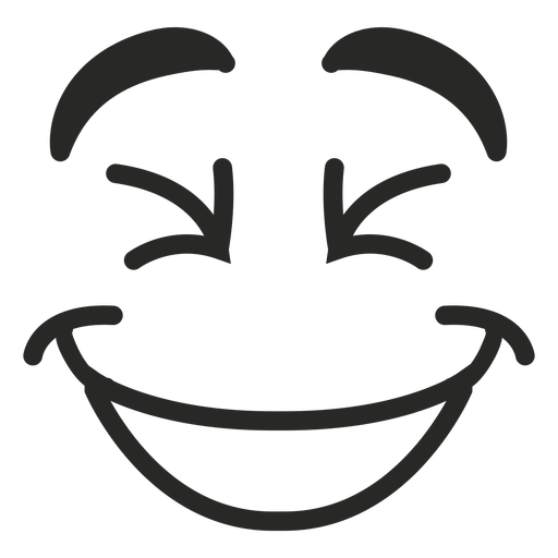 Laughing Emoticon Face