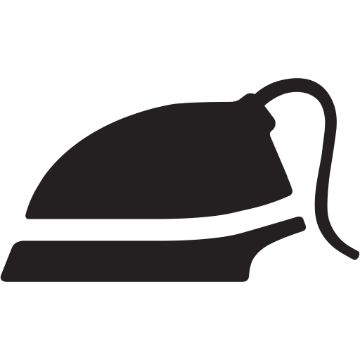 Electric, Iron, Laundry Icon