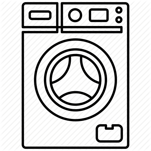 Wash Drawing Washing Machine Transparent Png Clipart Free