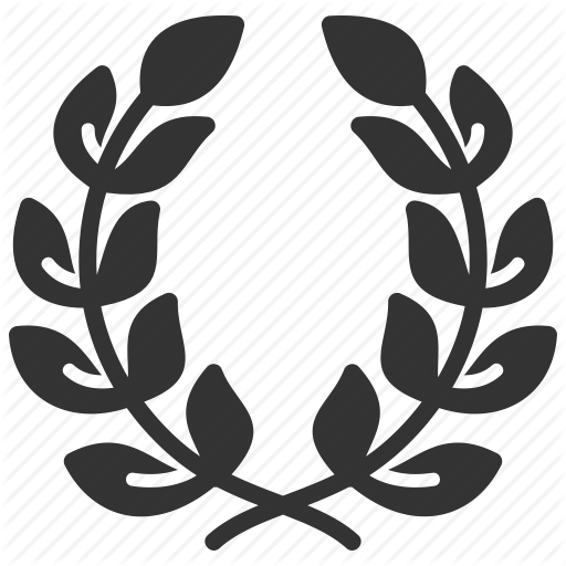 Award, Laurel Wreath, School Achievement, Victory Icon